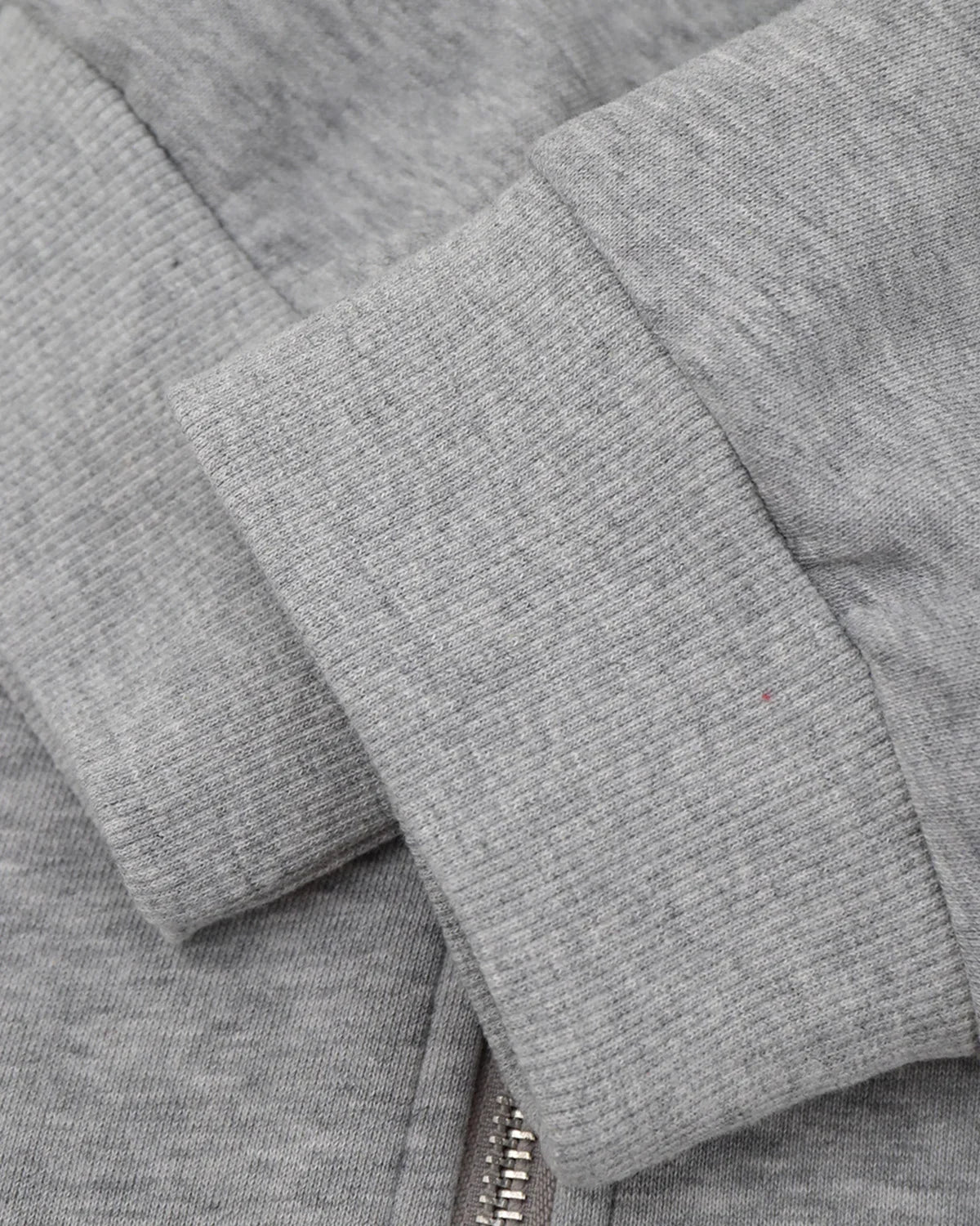 Plaid Panel Zip-Up Hoodie