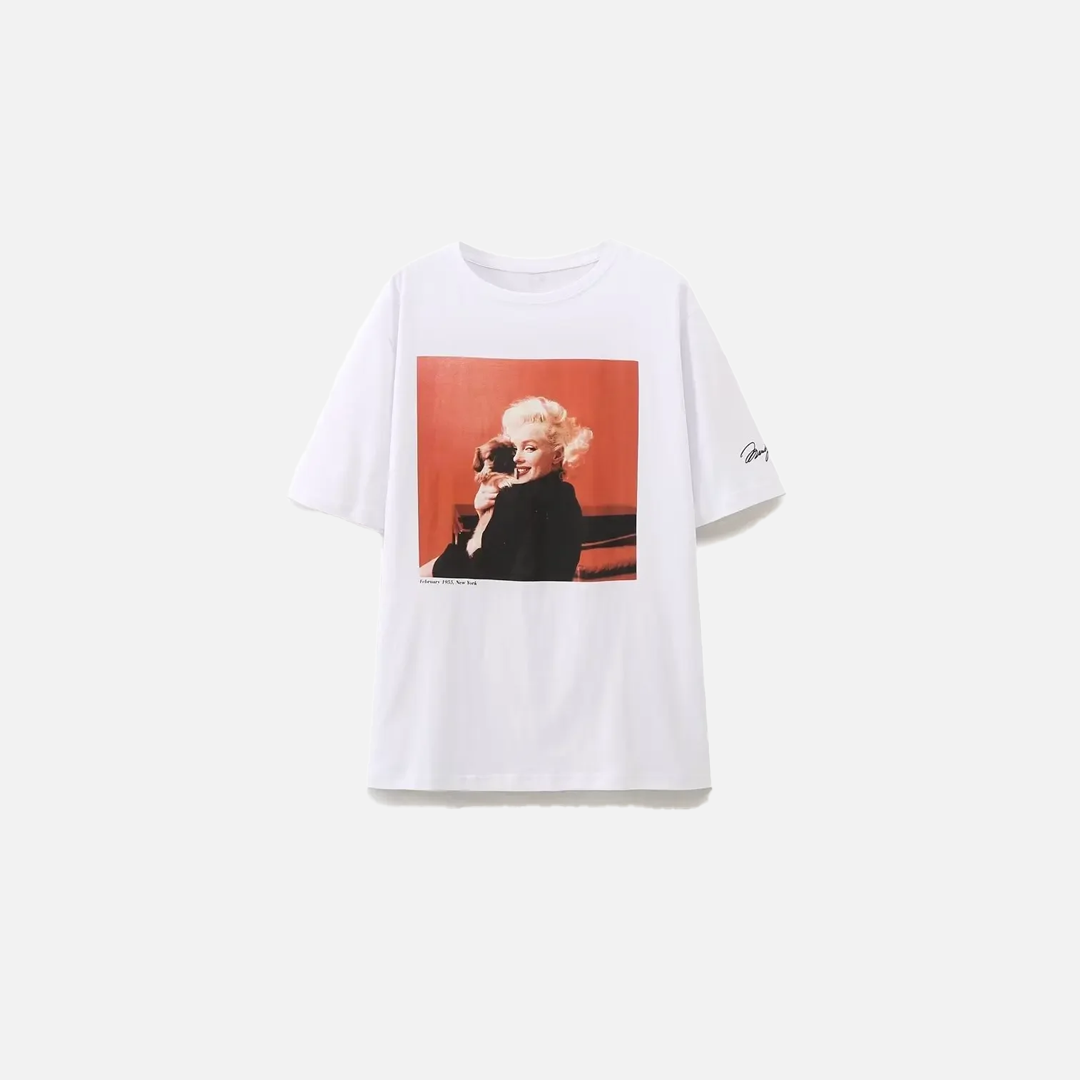 Vibrant Print Cotton Oversized T-Shirt