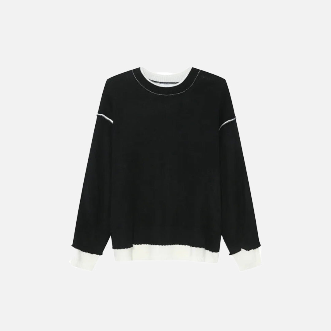 Long-Sleeve Crew Neck Sweatshirt
