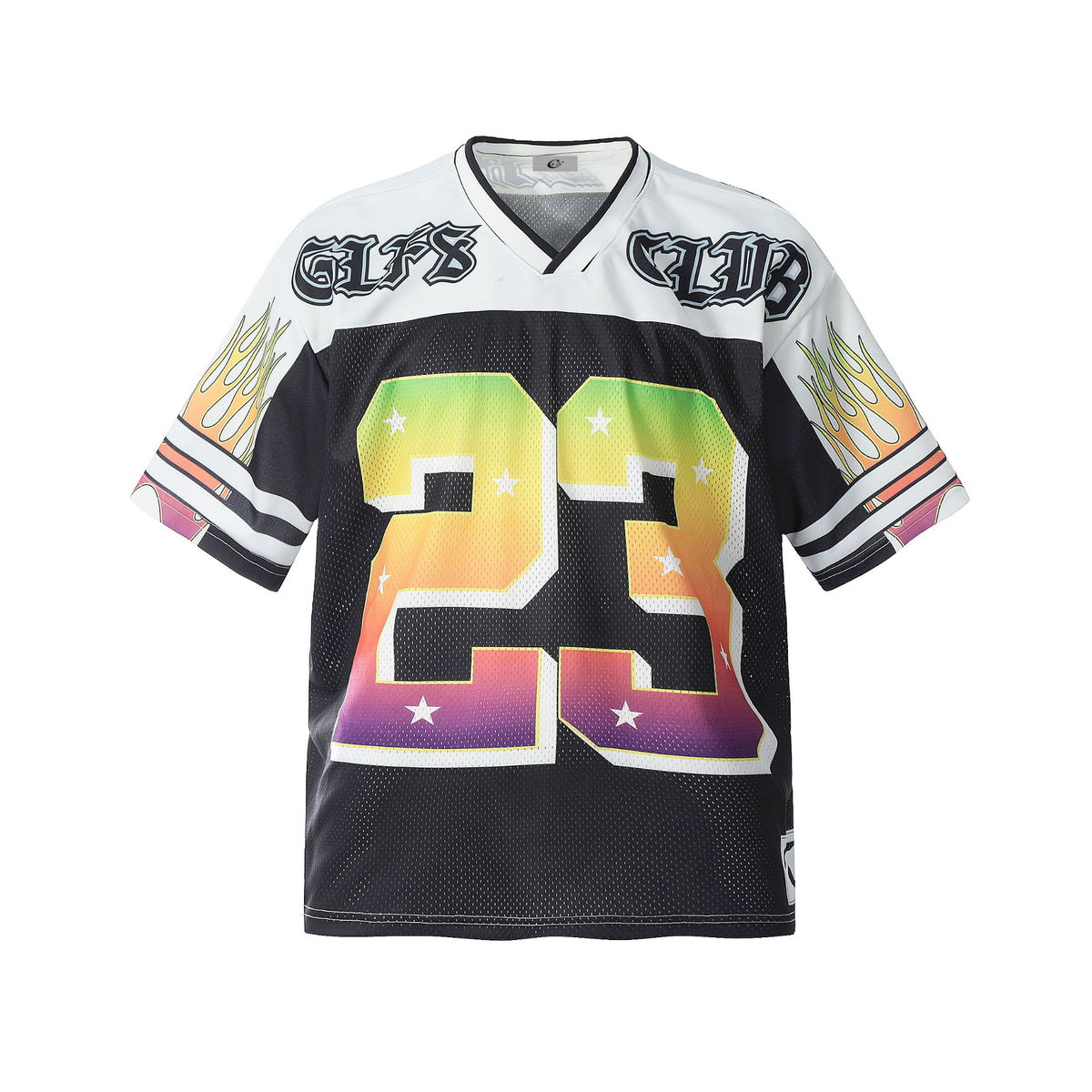 Madxmarx Rainbow Number Jersey Top