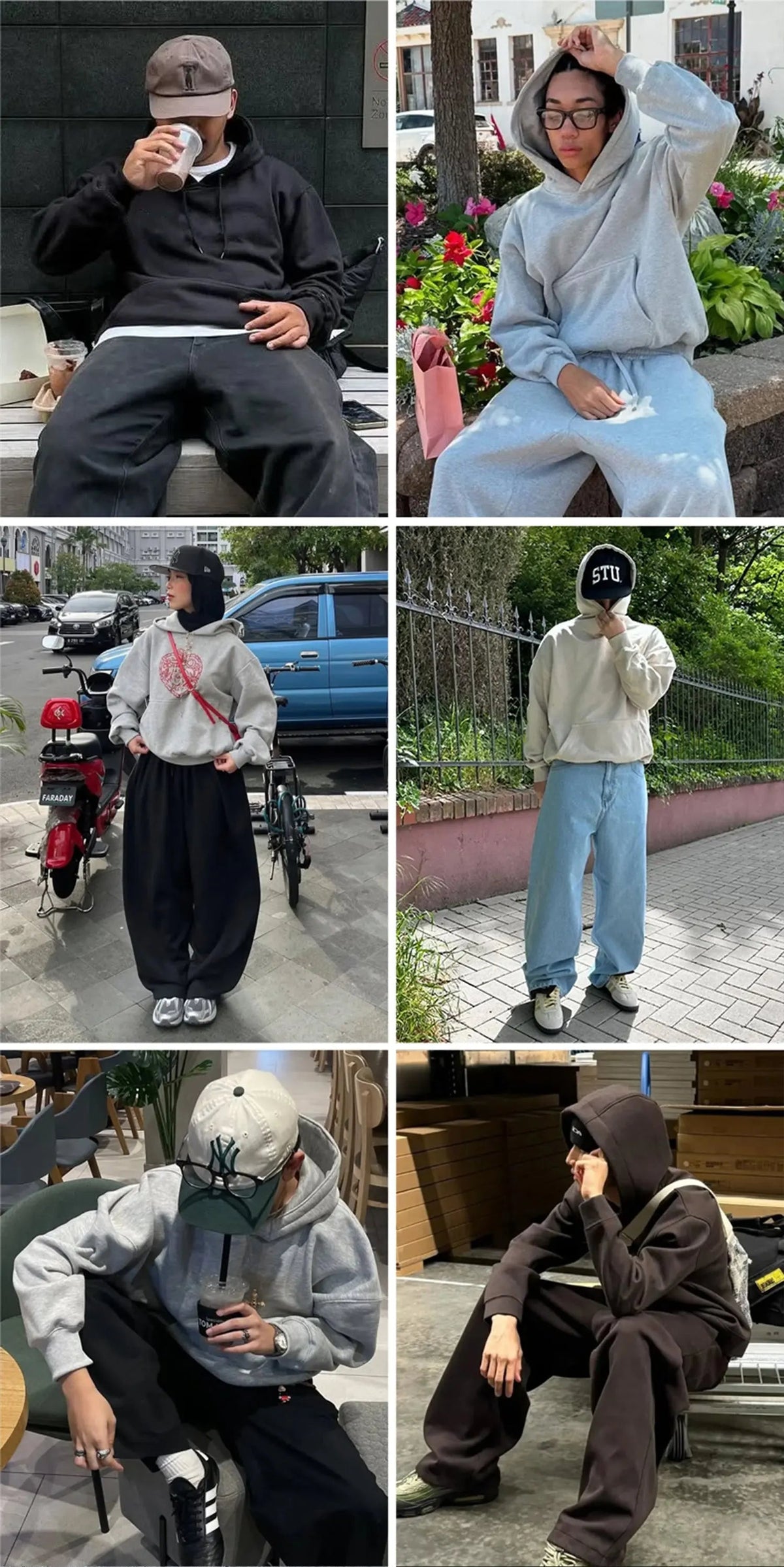 Blank Comfy Boxy Fit Hoodies MADXMARX