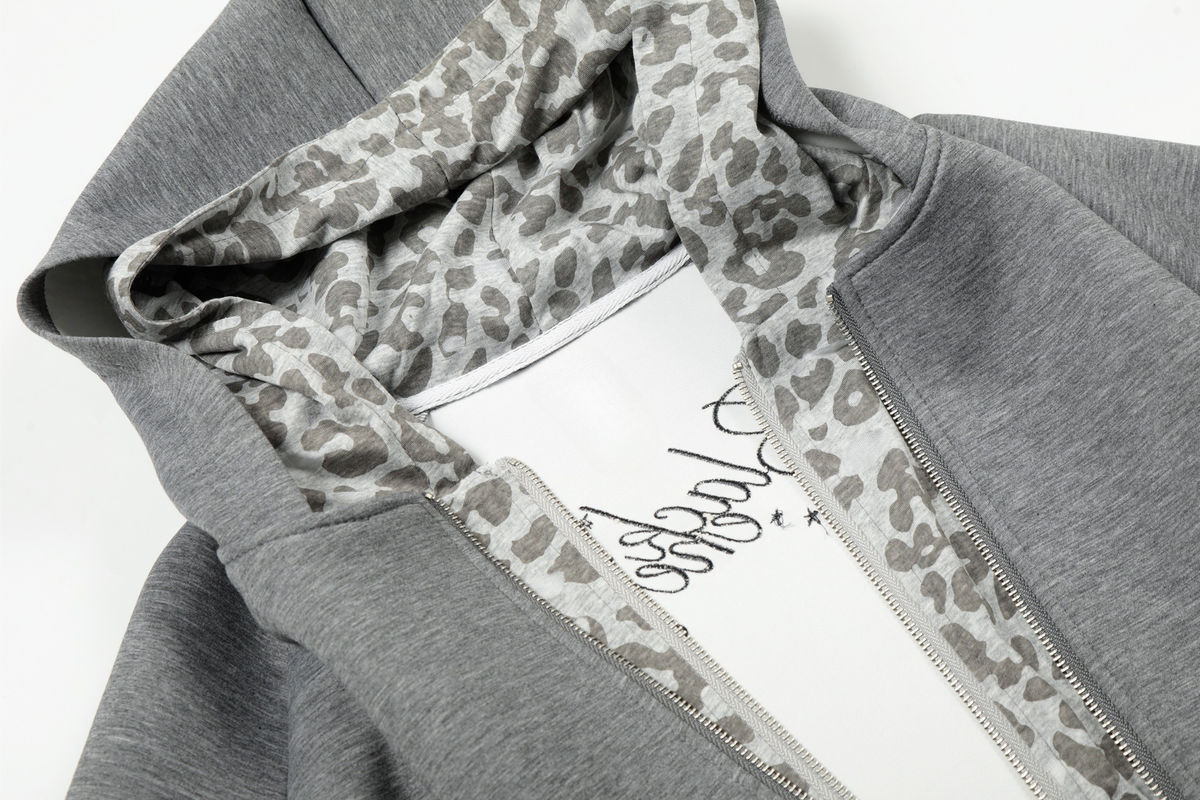 Madxmarx Layered Zip-Up Hoodie