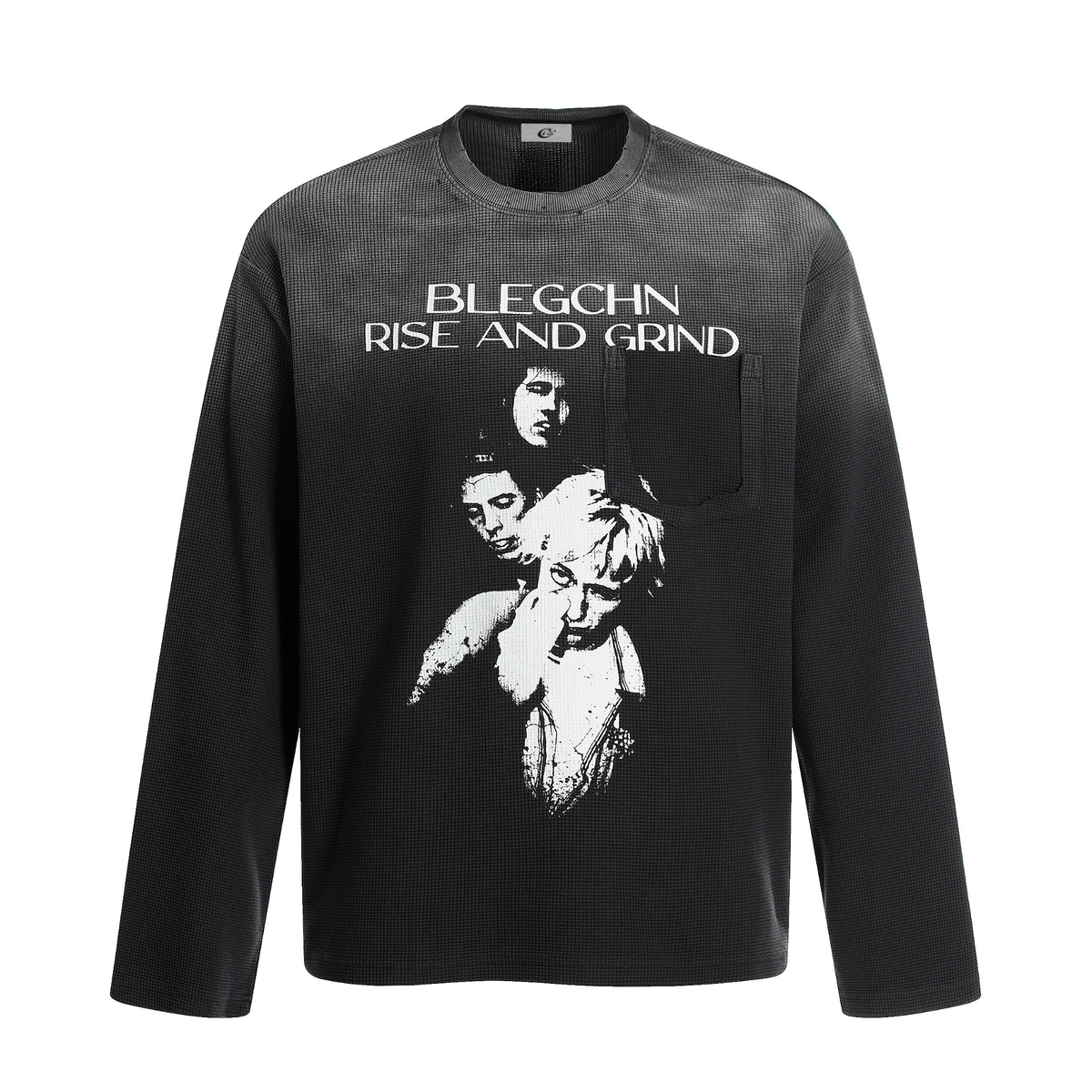 Madxmarx “Rise and Grind” Graphic Long Sleeve Tee