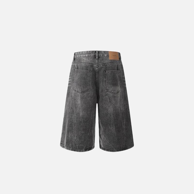 Jorts délavés unis Y2K