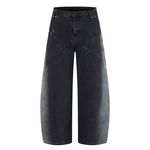 Jeans de pierna ancha Arc-Stitch de Madxmarx - 2XS / Negro