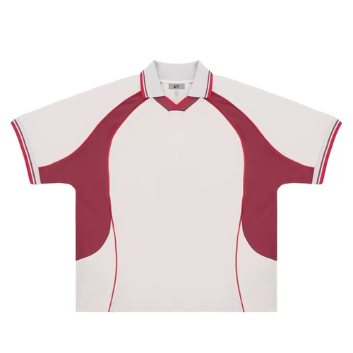 Madxmarx Retro Track Polo Tee - M / Apricot