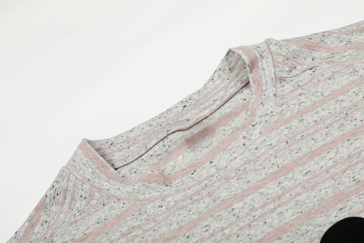 Madxmarx Graphic Striped Long Sleeve Tee