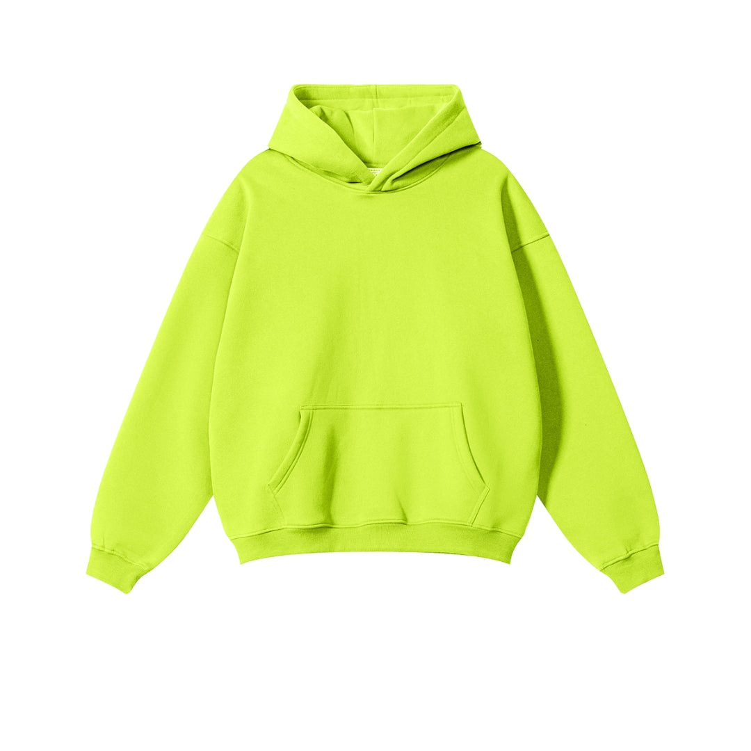 yellow hoodie