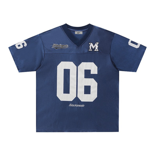 Madxmarx Classic Football Jersey Tee - M / Royal Blue