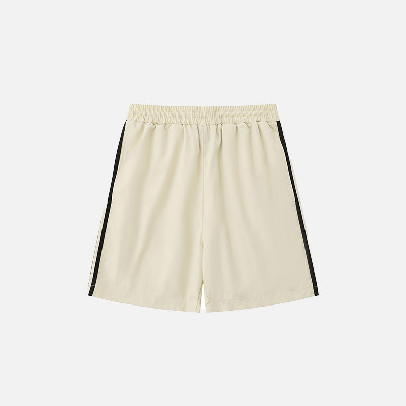 Side Striped Sports Shorts
