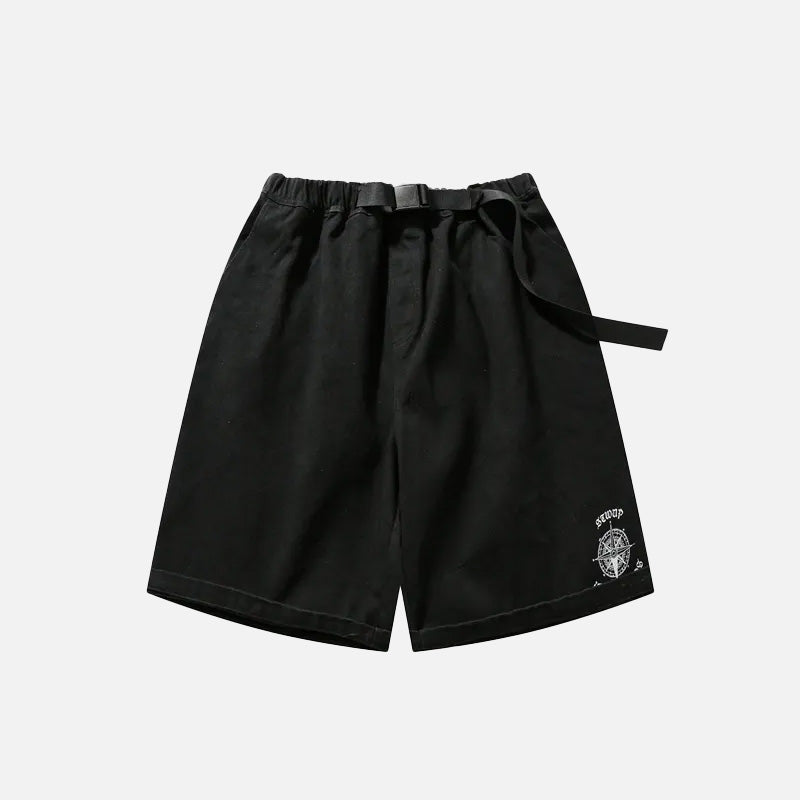 Pantaloncini cargo con cintura larga
