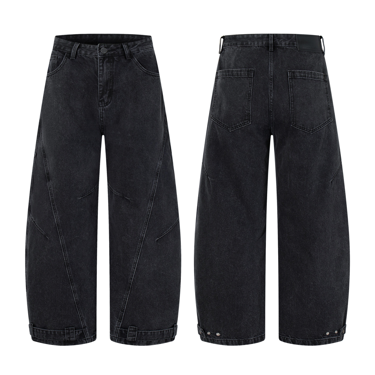 Jean cargo ample à empiècements Madxmarx