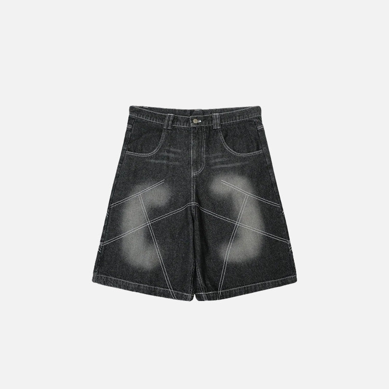 Y2k Baggy Reverse Washed Jorts
