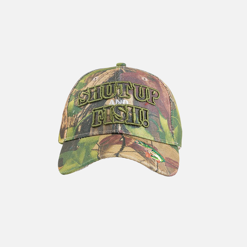 Casquette de baseball brodée camouflage tendance - Vert / Réglable