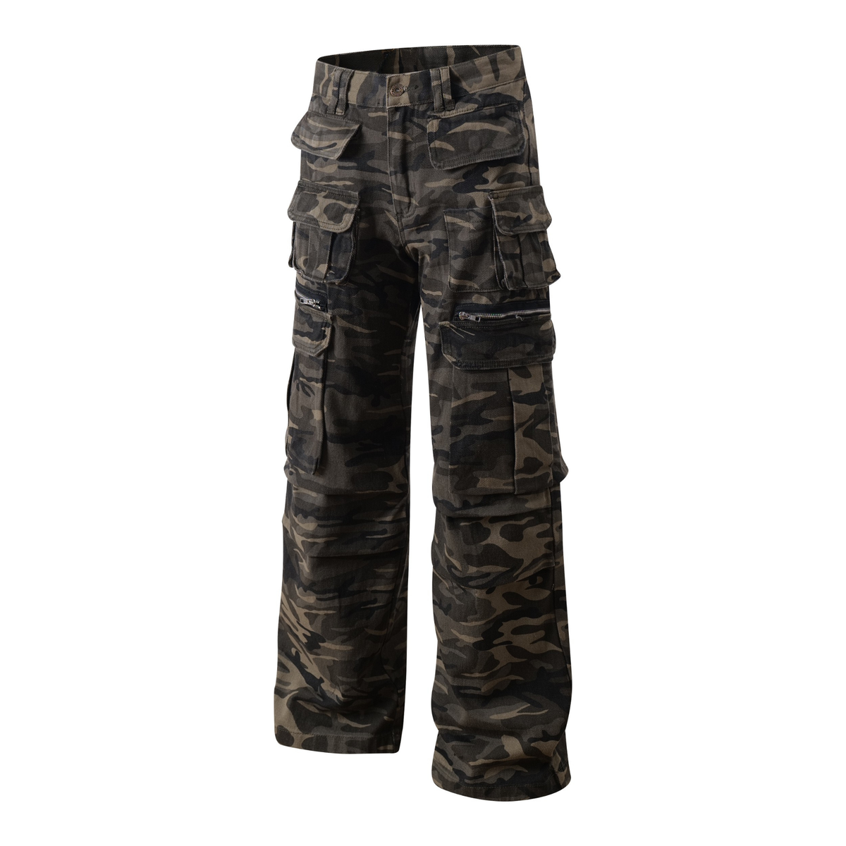 Calça Cargo Multibolsos Camuflada Madxmarx