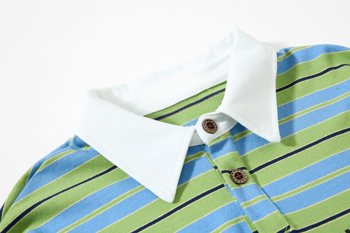 Madxmarx Striped Graphic Layered Polo