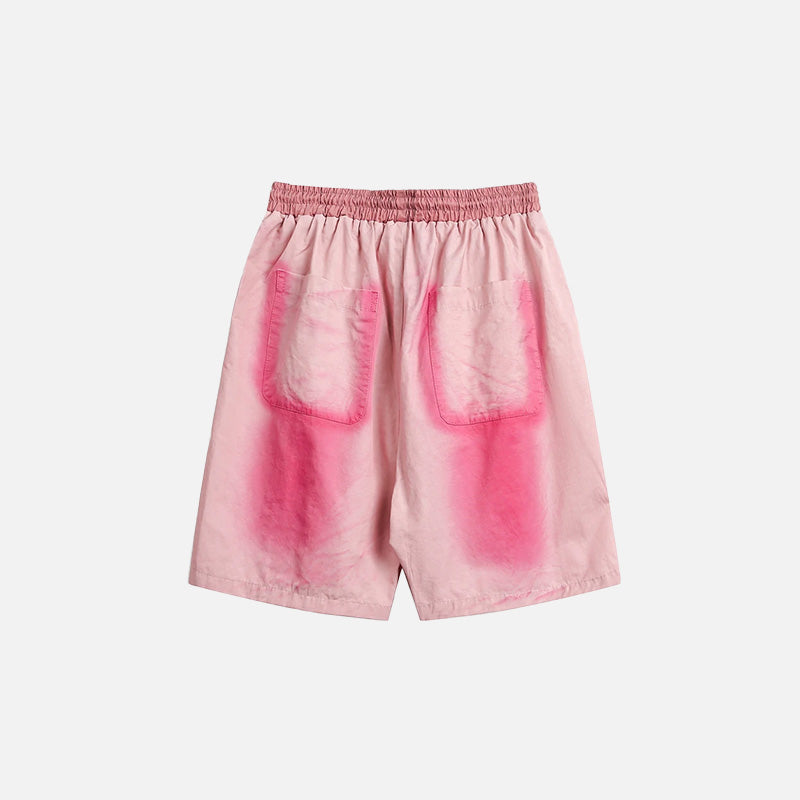 Oversized gewassen cargoshorts