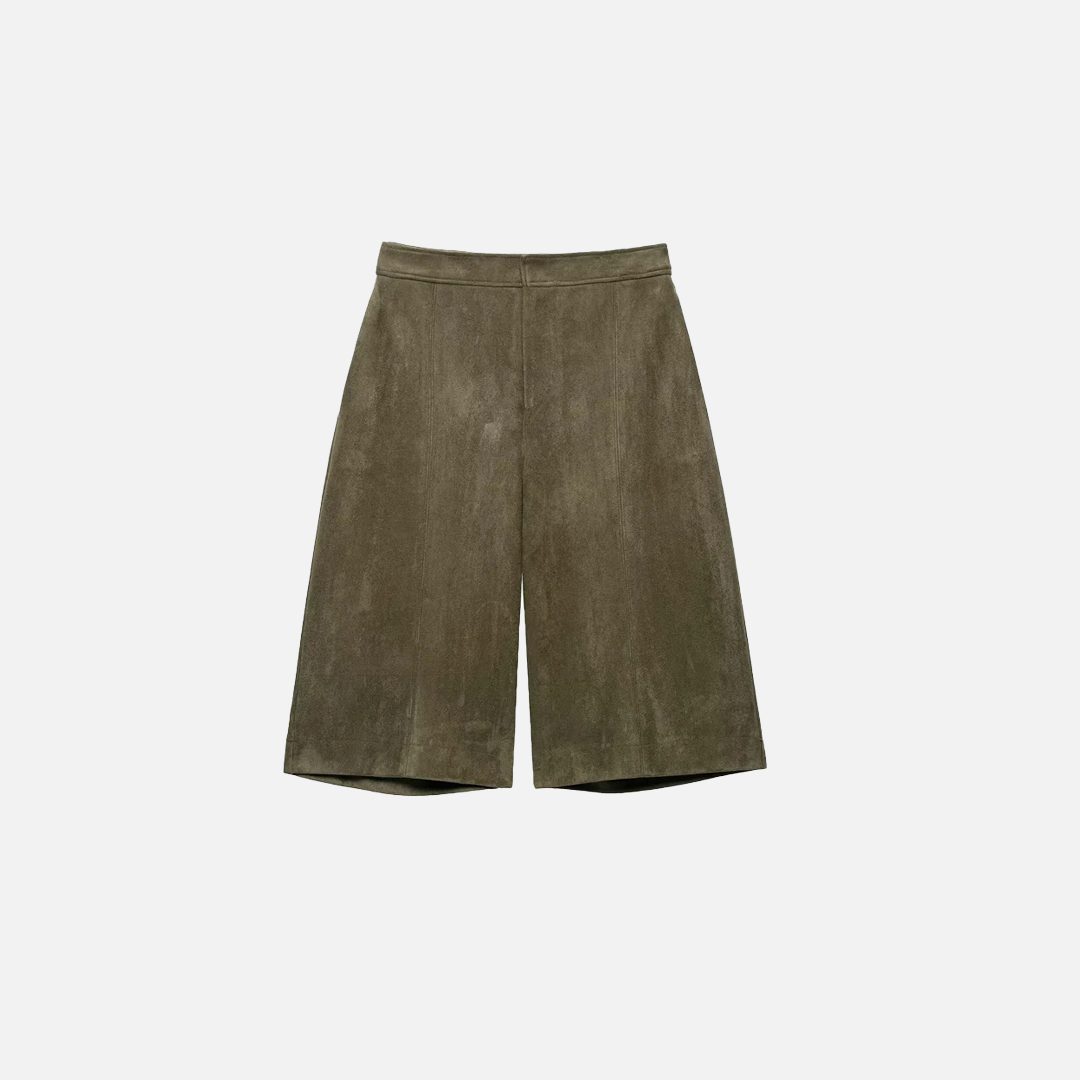 Summer Suede High Waist Casual Short
