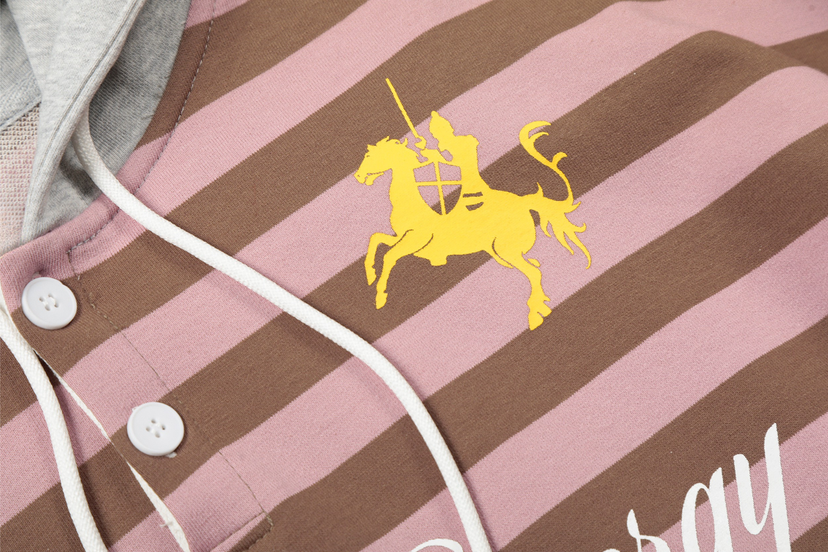 Madxmarx Striped Rugby Hoodie