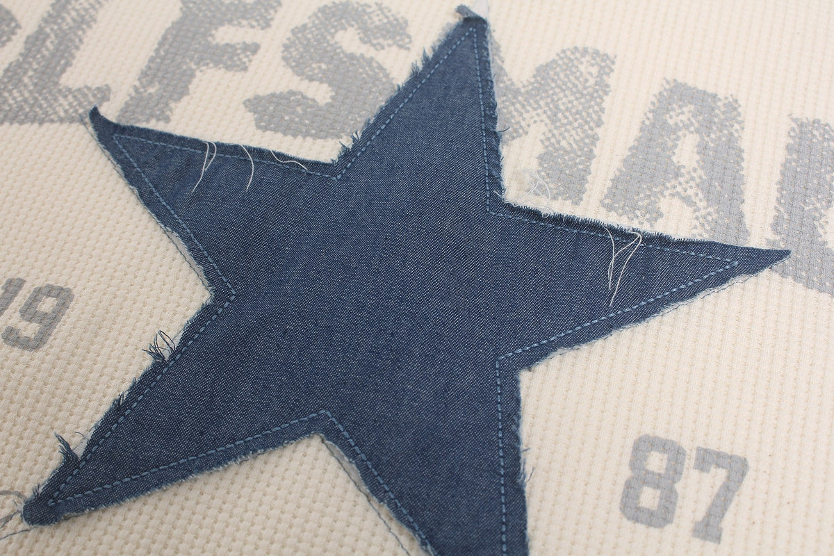 Madxmarx Studded Star Patch Long Sleeve Tee
