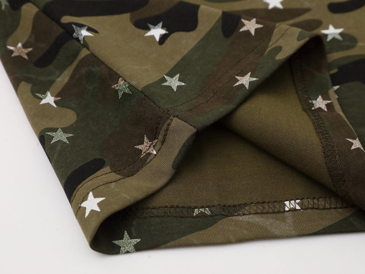Madxmarx Camo Star Graphic Polo
