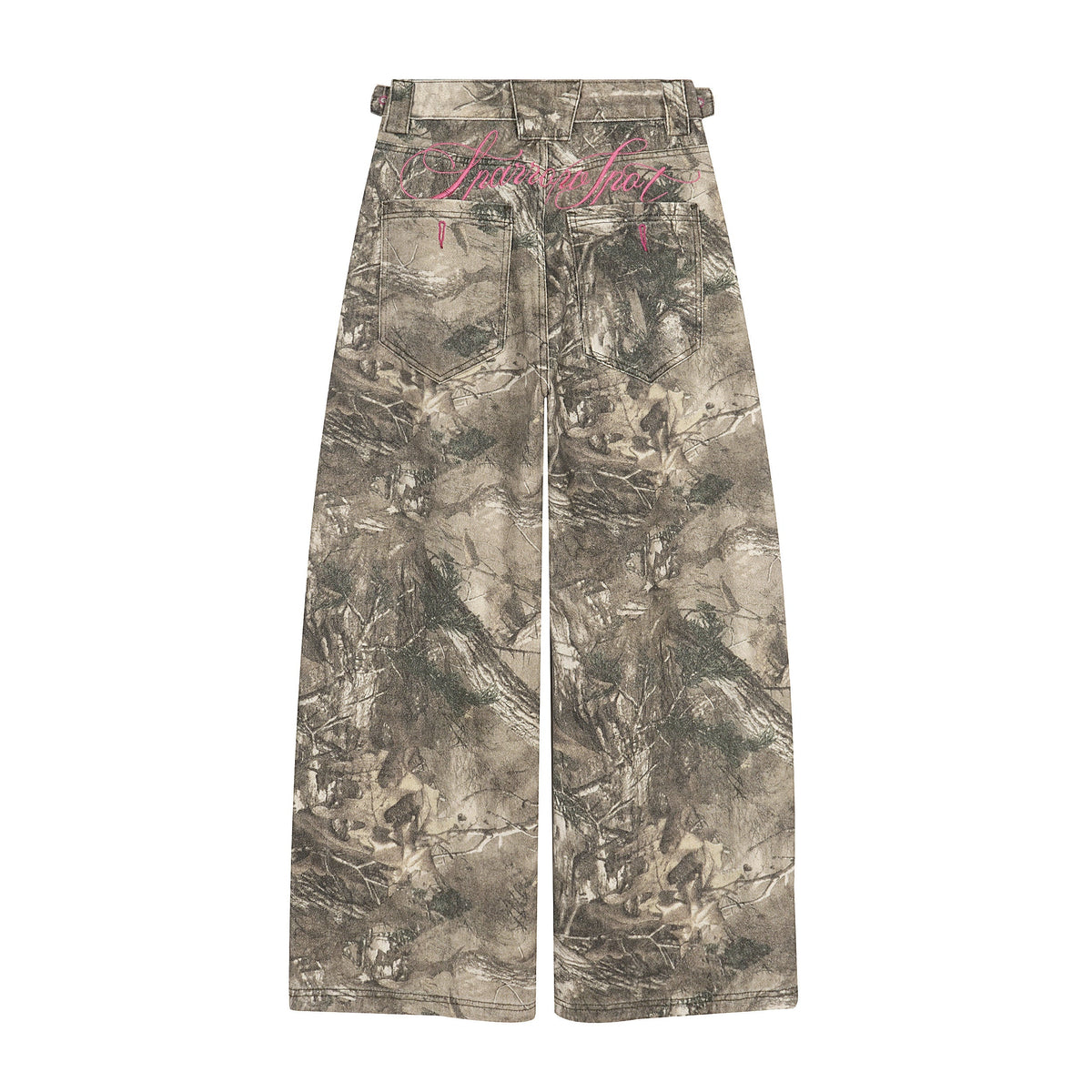 Madxmarx Forest Camo Wide-Leg Pants