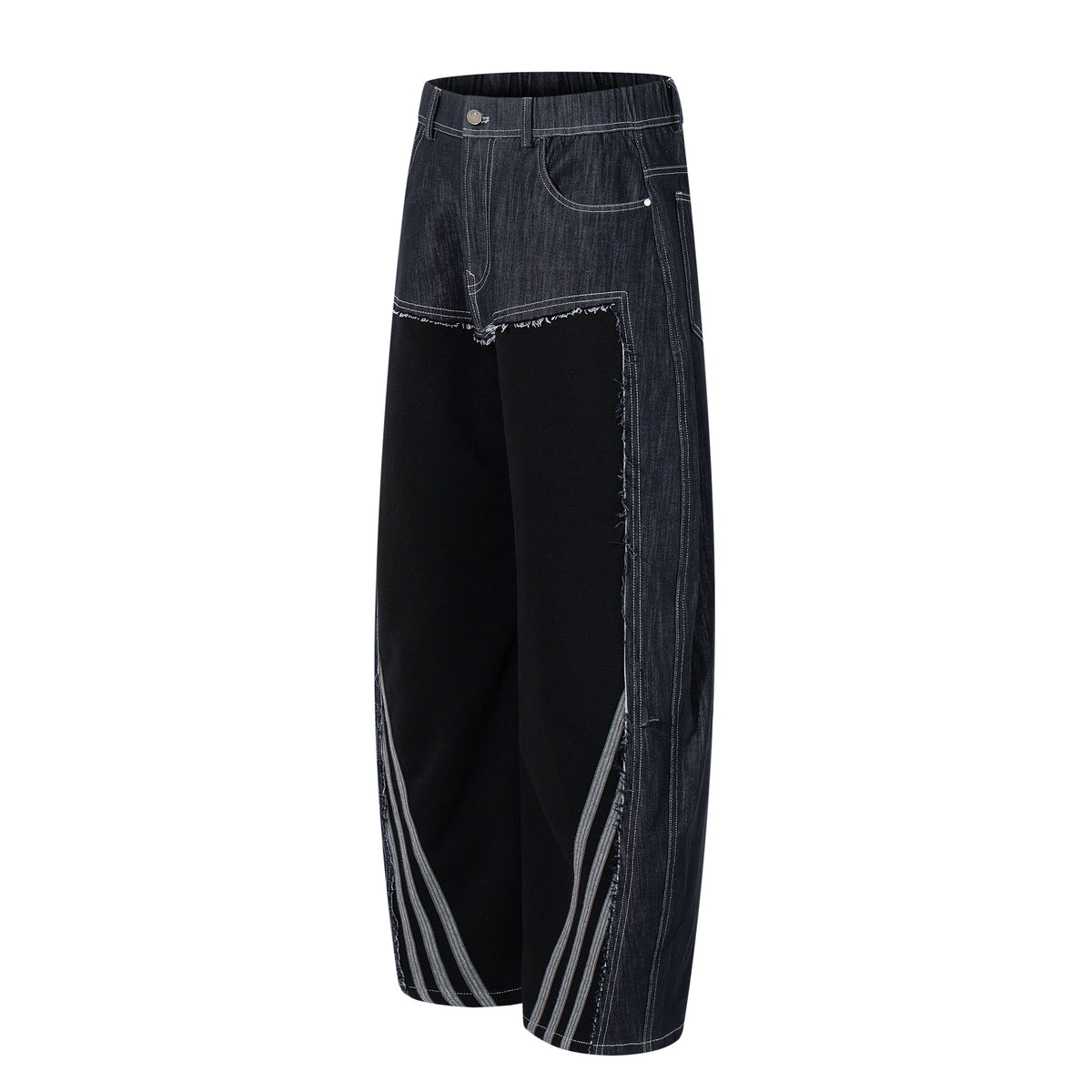 Madxmarx Hybrid-Panel-Hose mit weitem Bein