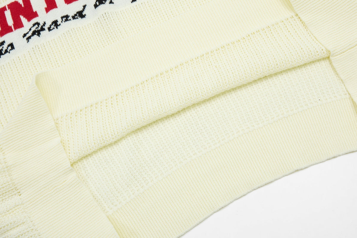 Madxmarx “Varsity Knit Polo”