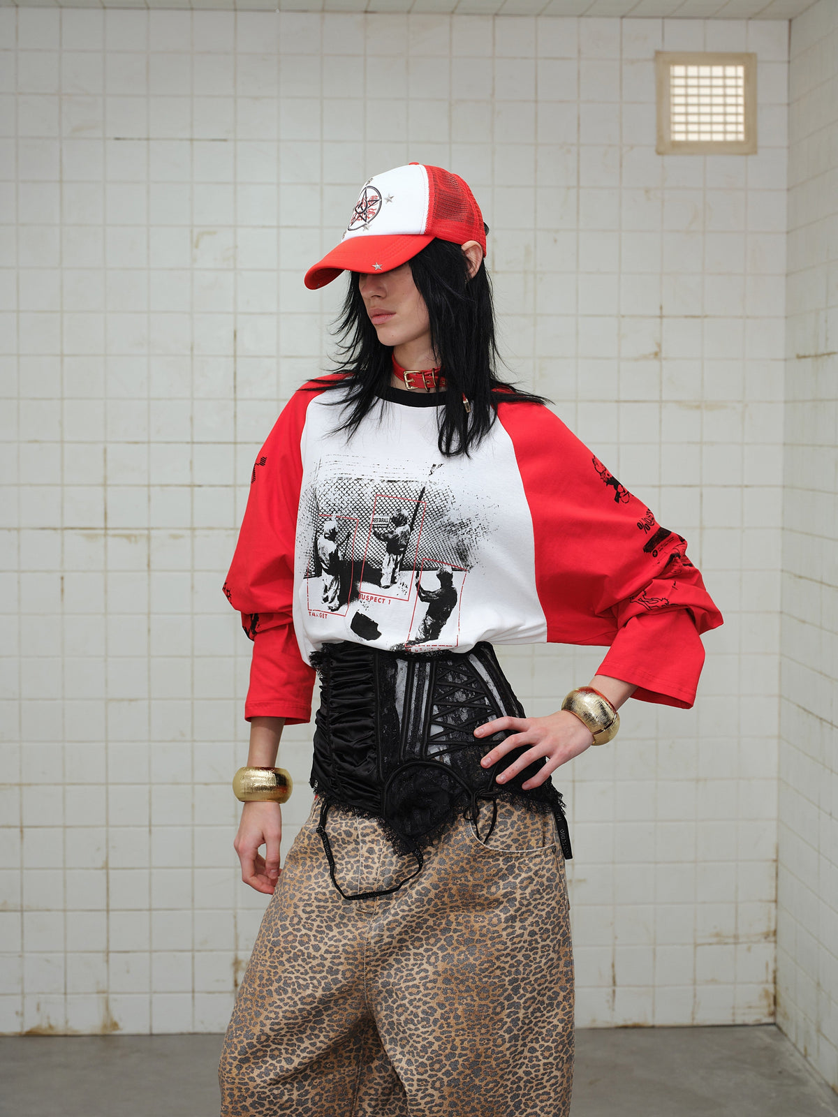 Madxmarx Graphic Raglan Long-Sleeve T-Shirt