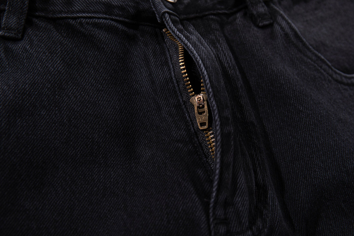 Madxmarx Utility-Jeans mit weitem Bein und geteiltem Design