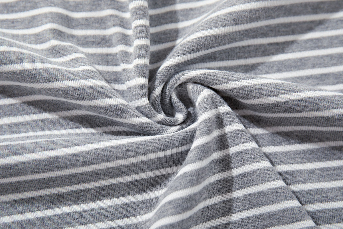 Madxmarx Striped Graphic Long Sleeve