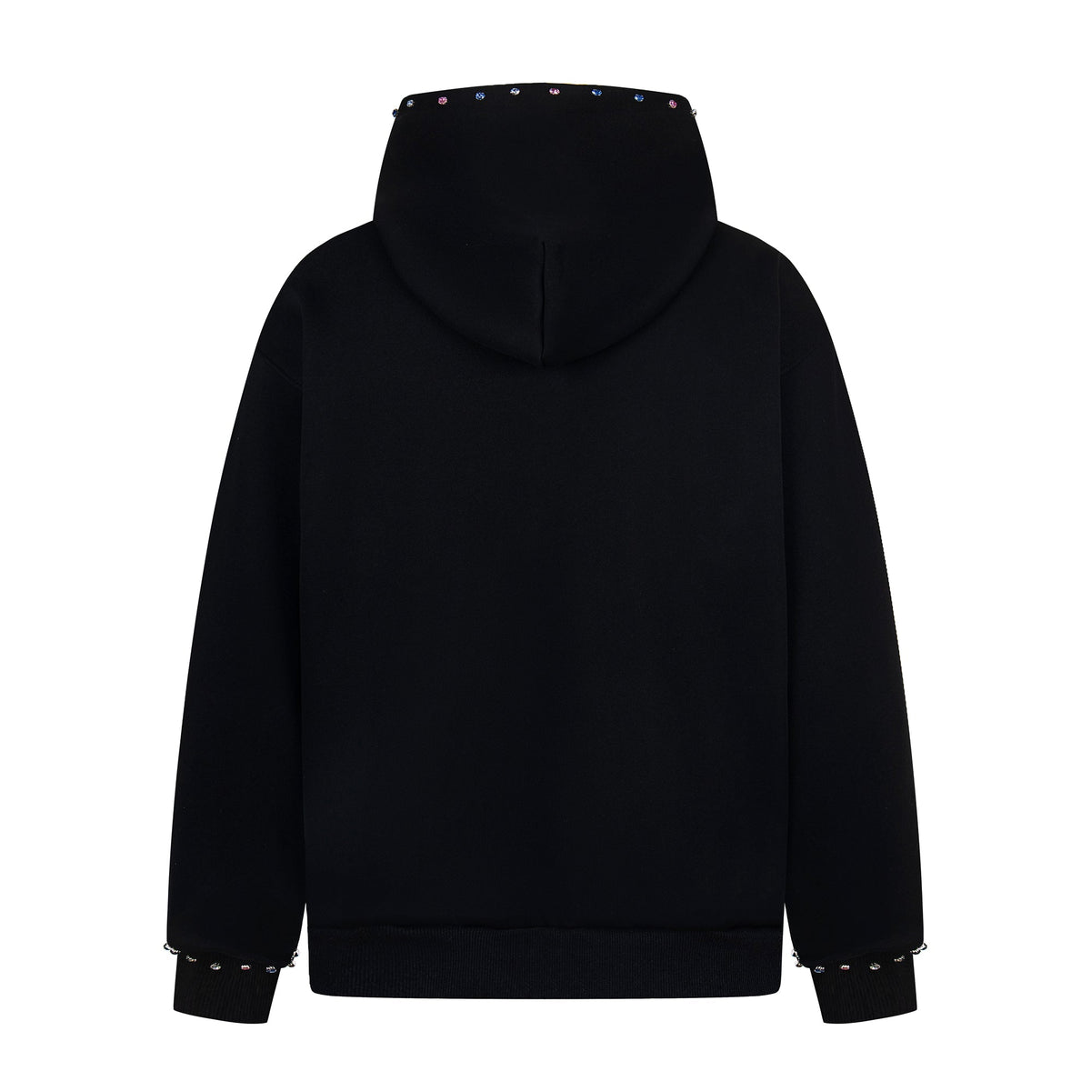 Madxmarx “MAKE” Studded Zip Hoodie