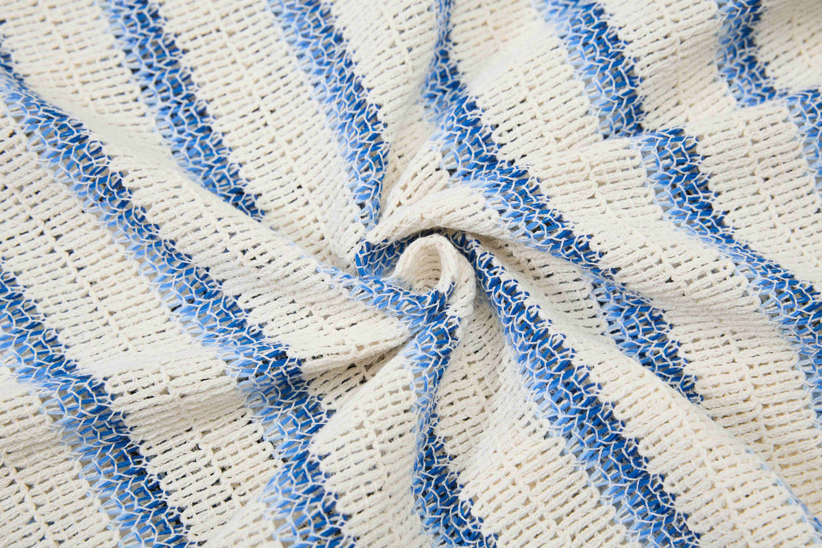 Madxmarx “Varsity Stripe Knit Tee”