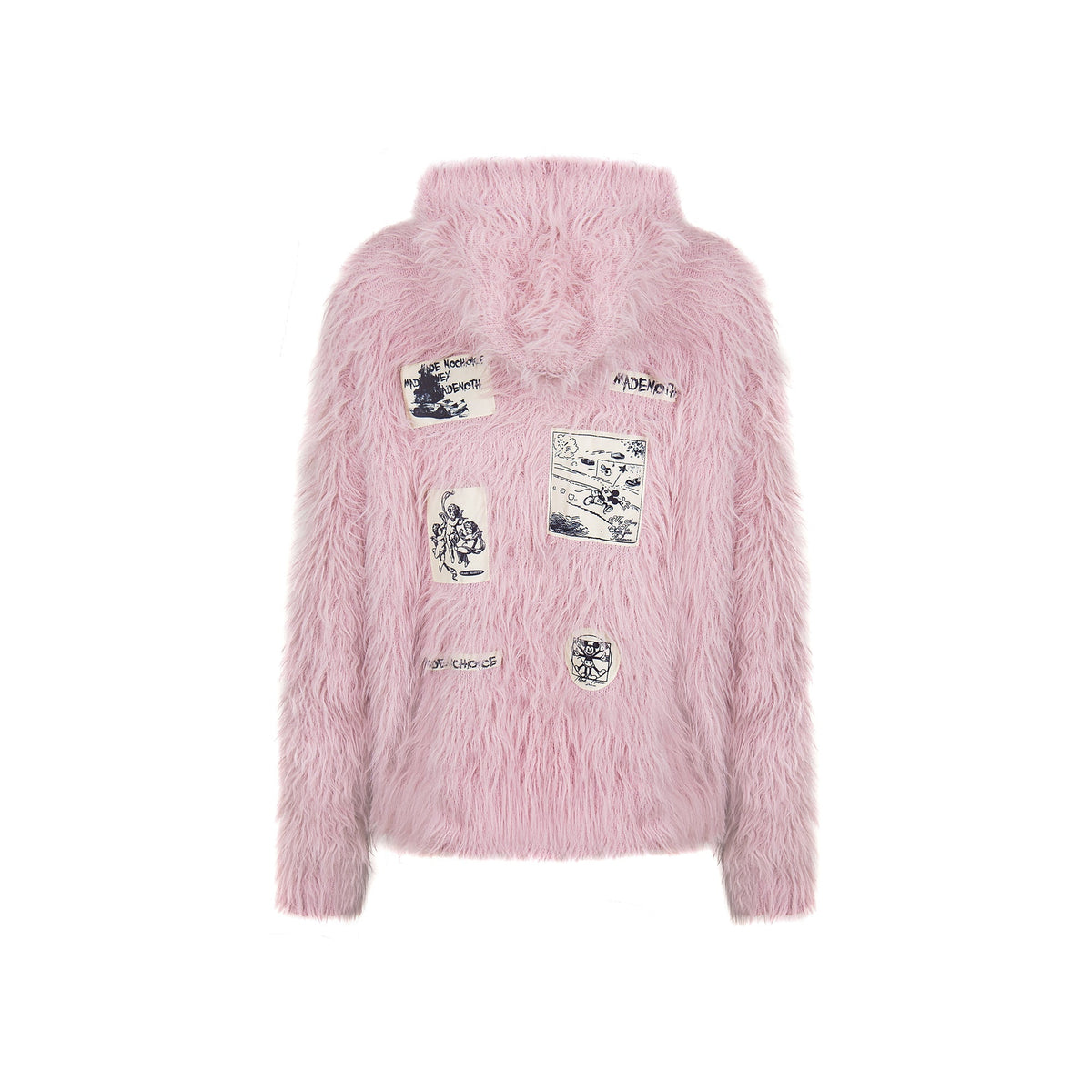 Madxmarx Long-Fur Graphic Sweater