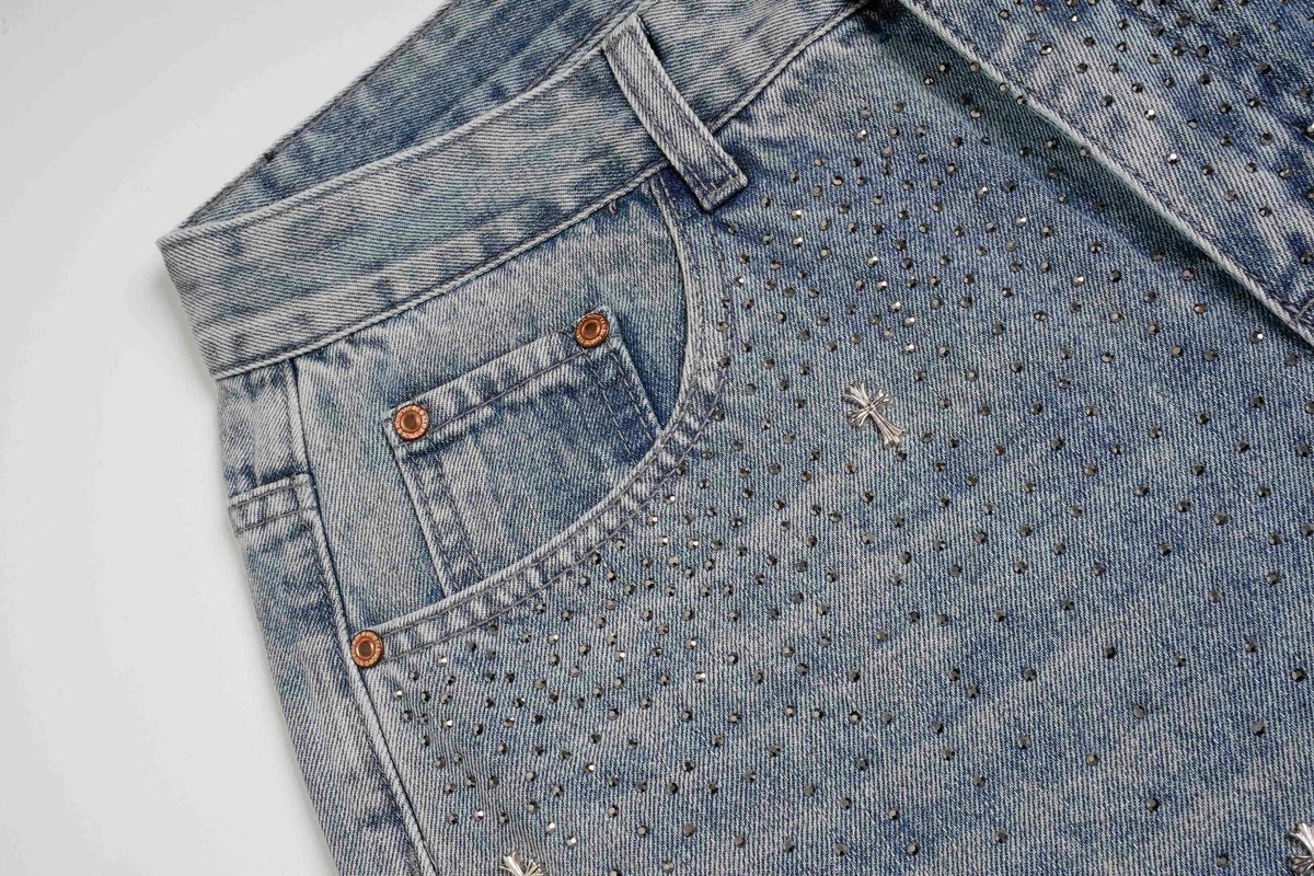 Madxmarx “Jeans de pierna ancha con lavado Stardust”
