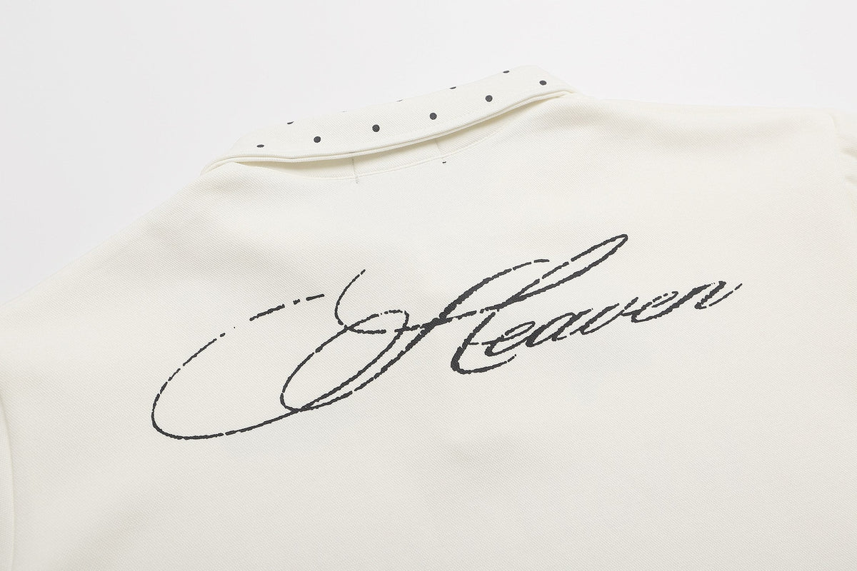 Madxmarx Studded Collar Polo Shirt