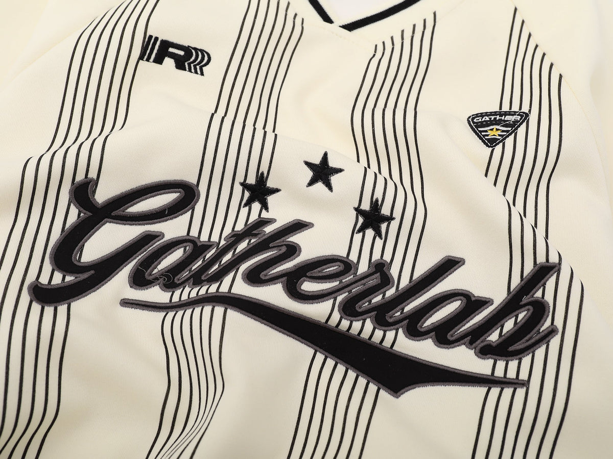 Madxmarx Pinstripe Varsity Jersey