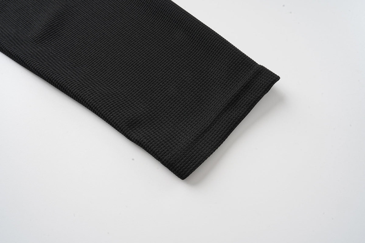 Madxmarx Retro Henley Long Sleeve Tee