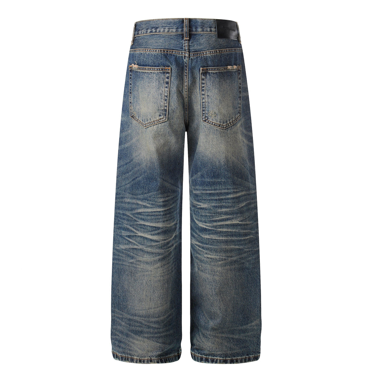 Madxmarx Vintage Wash Wide-Leg Jeans