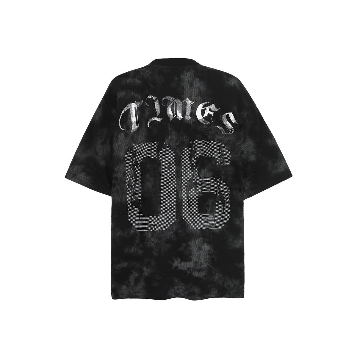 Madxmarx Marble-Wash Number Graphic Tee