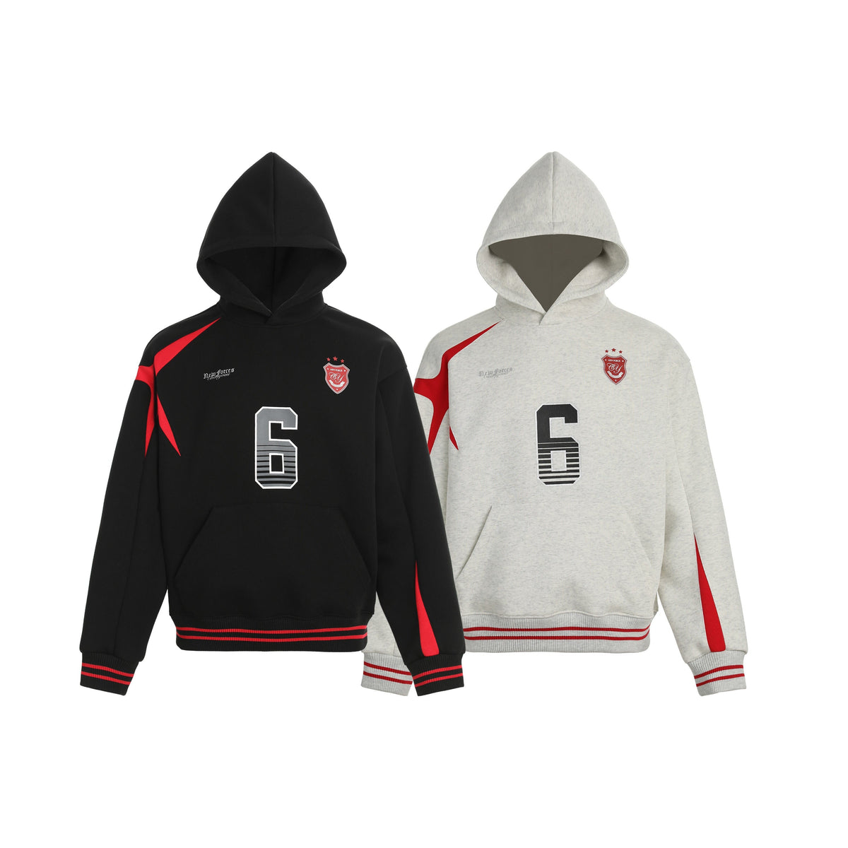 Madxmarx Sport-Stripe Graphic Fleece Hoodie