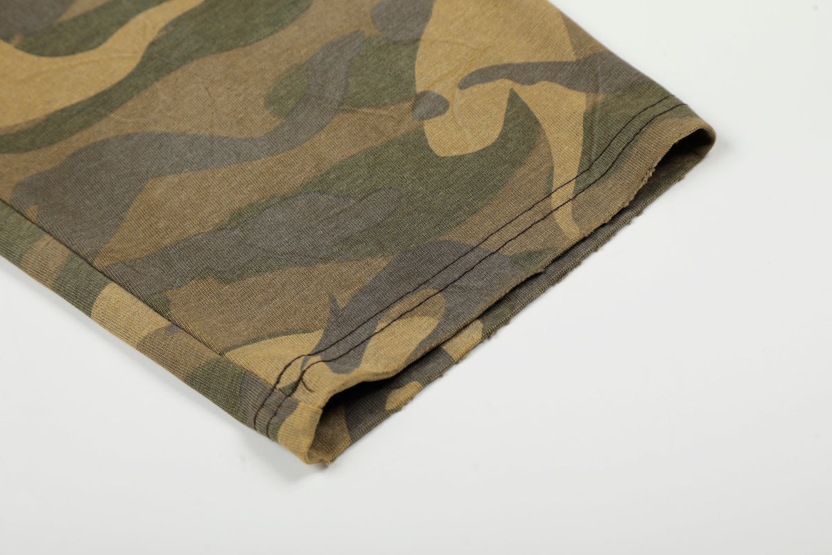Madxmarx Camo Graphic Long Sleeve Tee