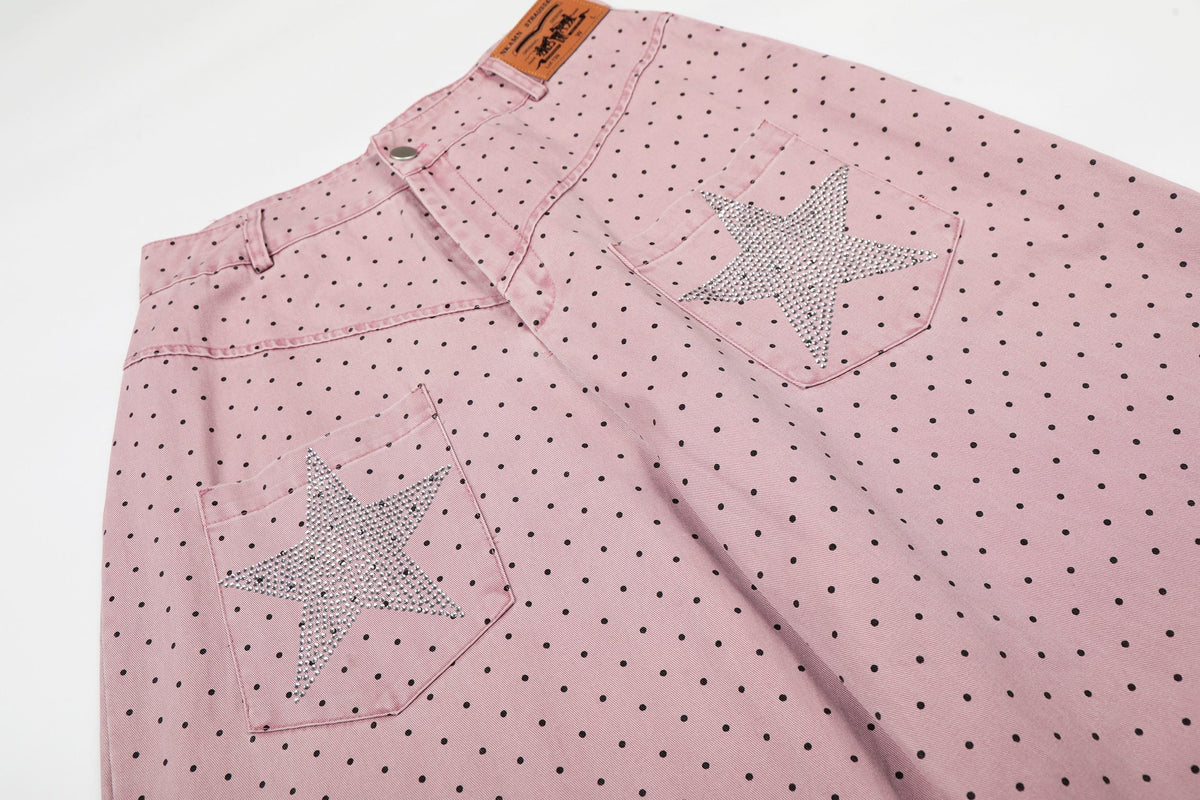 Madxmarx „Polka Star Wide-Leg Pants“