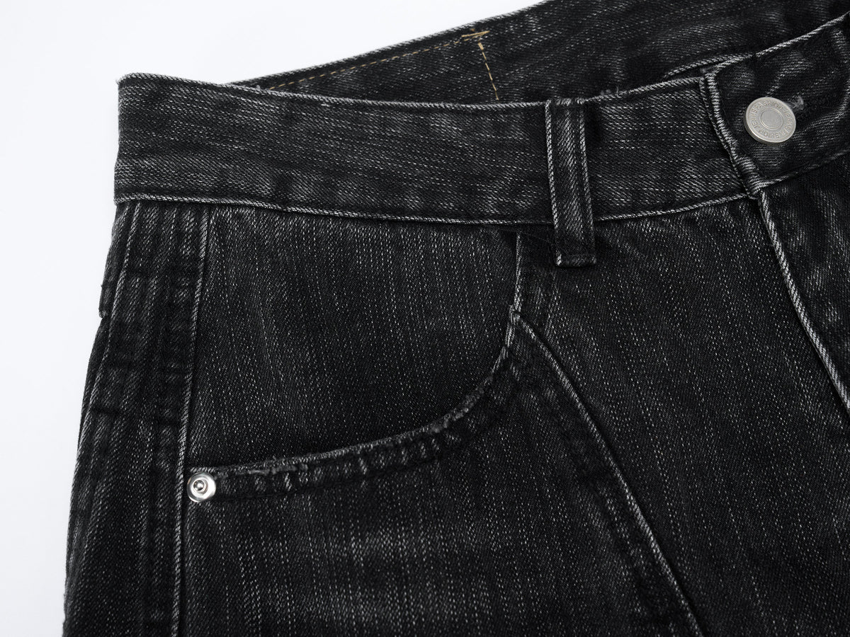 Pantalon en jean incurvé délavé vintage Madxmarx