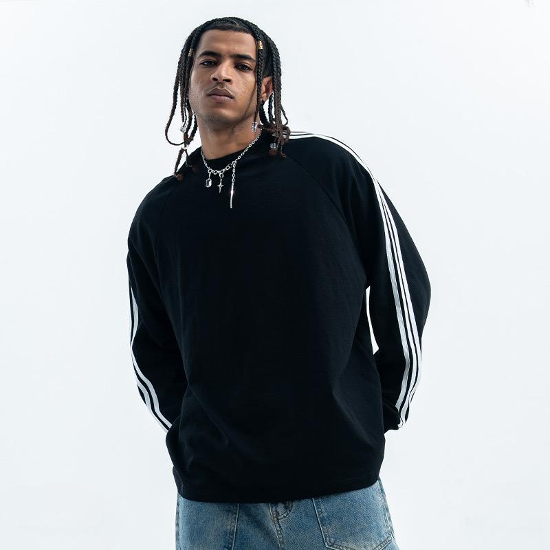 Madxmarx Double-Stripe Long Sleeve Tee