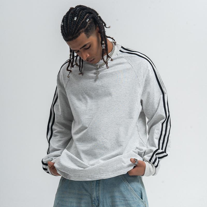 Madxmarx Double-Stripe Long Sleeve Tee