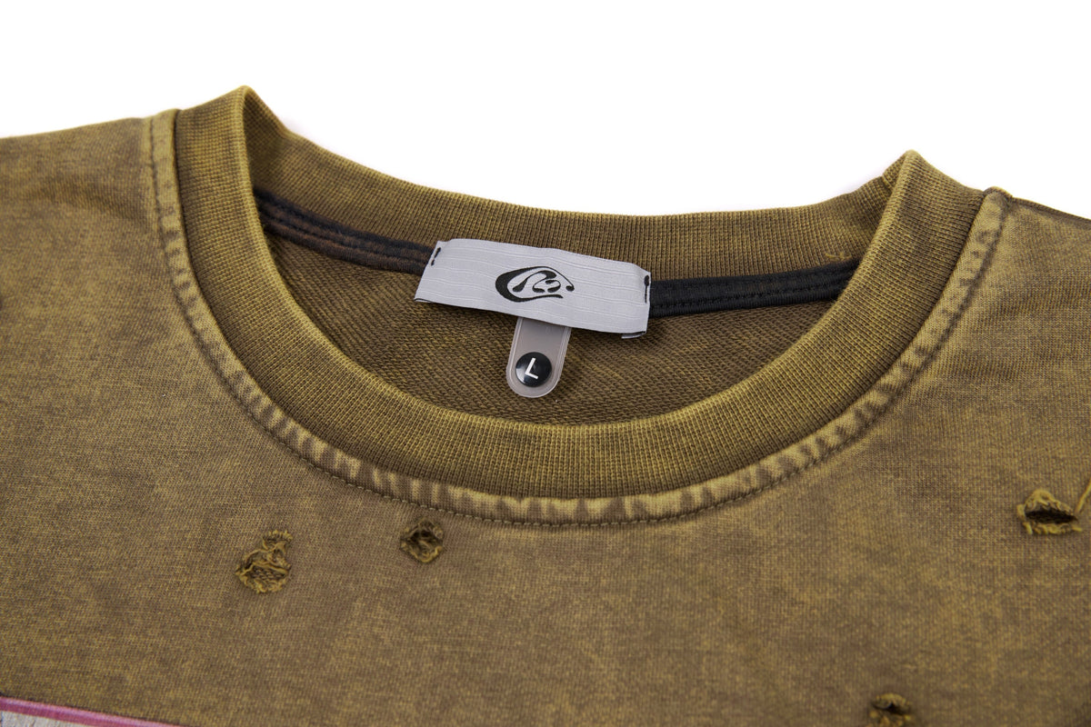 Madxmarx Vintage Langarmshirt mit Grafik-Print