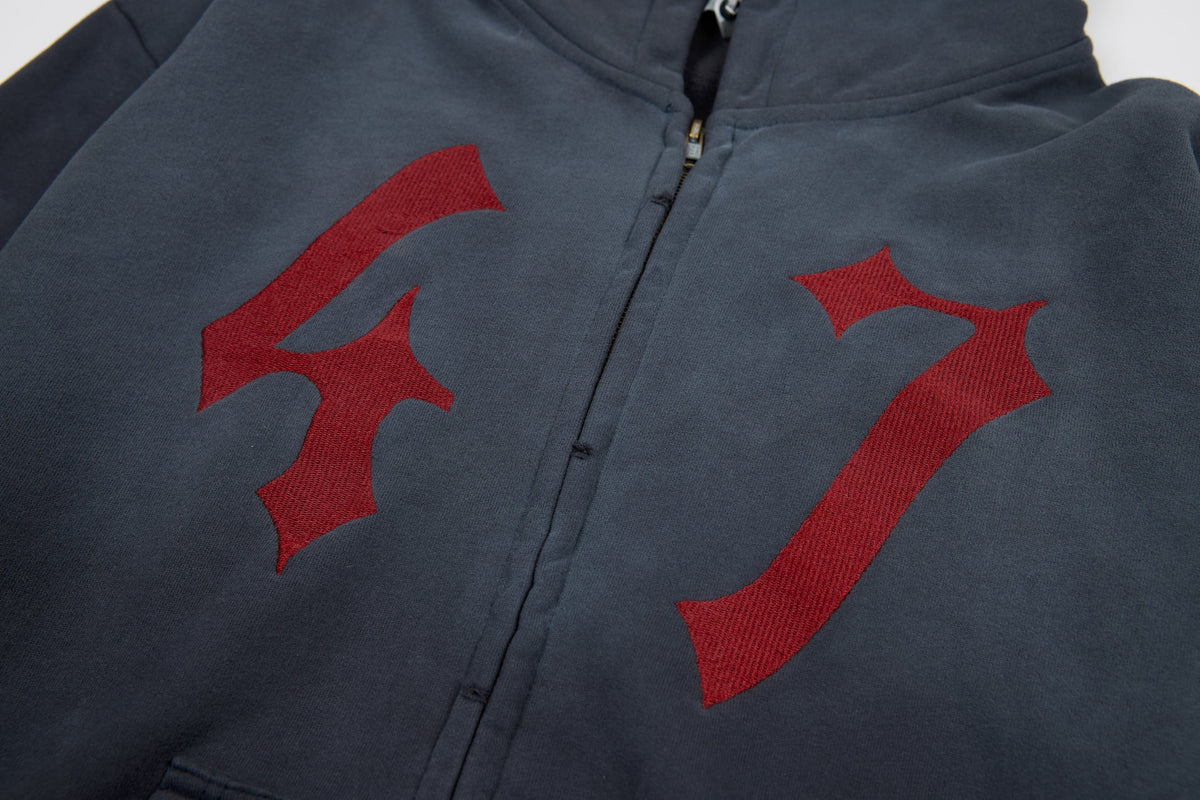 Madxmarx “47” Zip-Up Hoodie