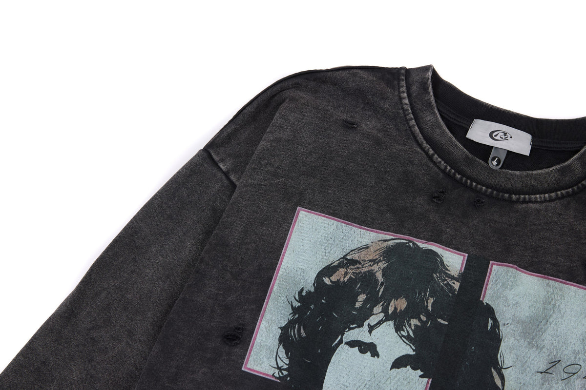 Madxmarx Vintage Graphic Long Sleeve Tee