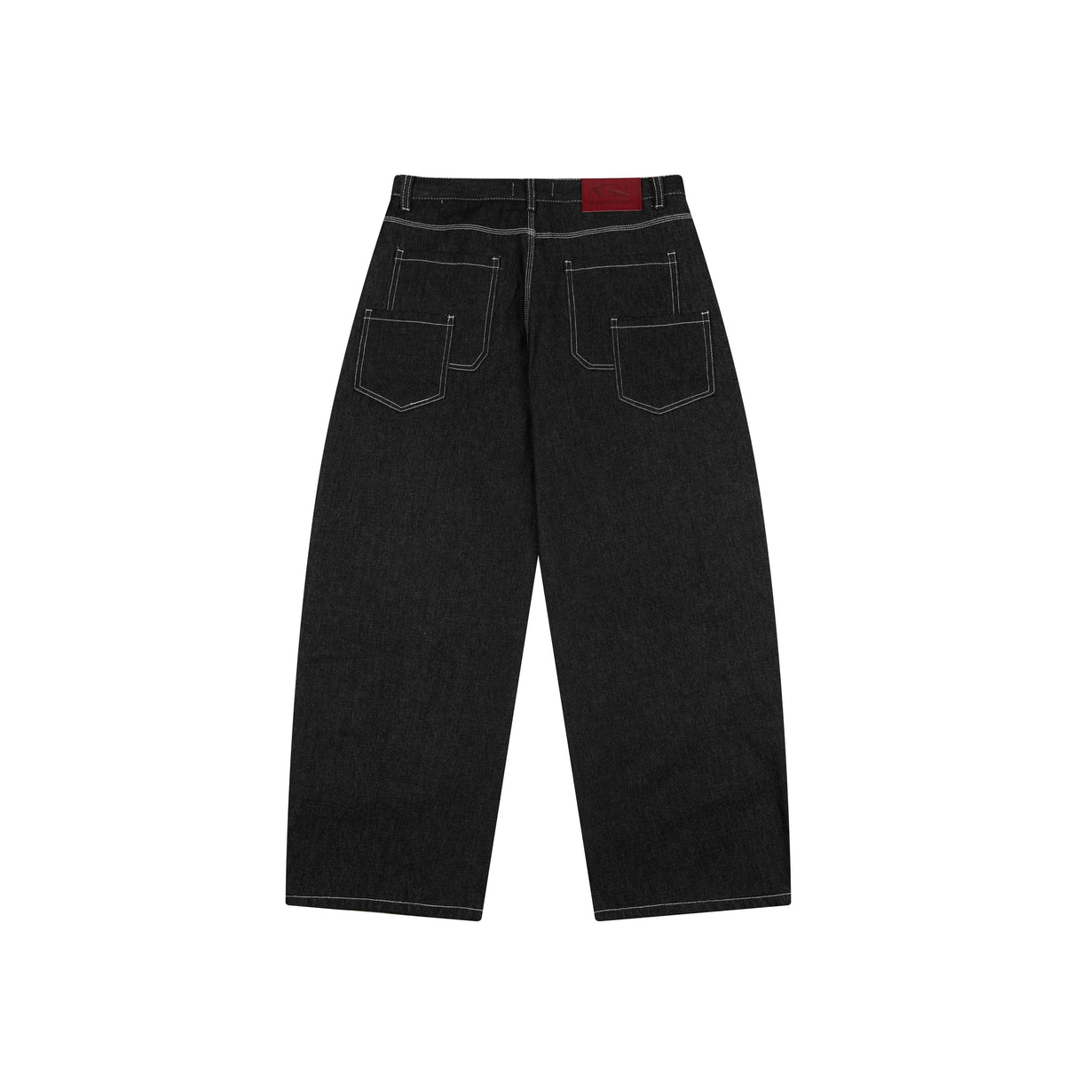 Pantalon large en jean à empiècements Madxmarx